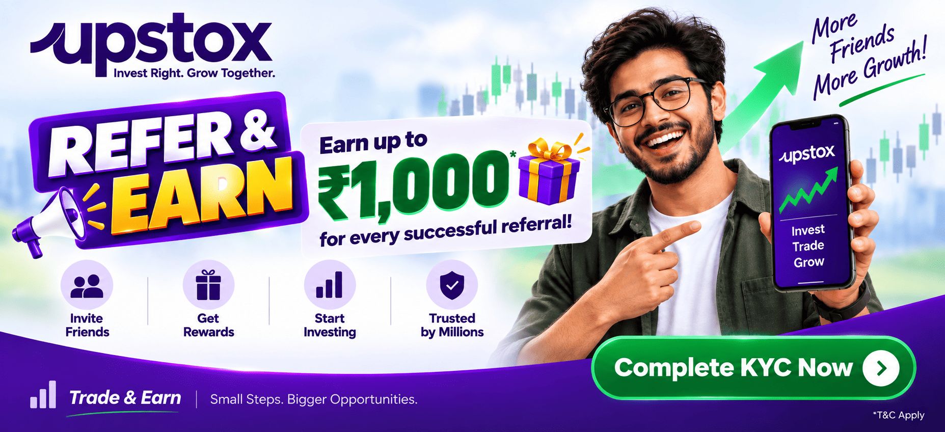 Upstox Refer & Earn